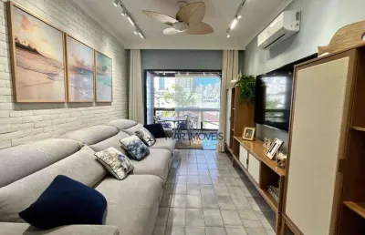 Apartamento à venda, 91 m² por r$ 565.000,00 - astúrias - guarujá/sp