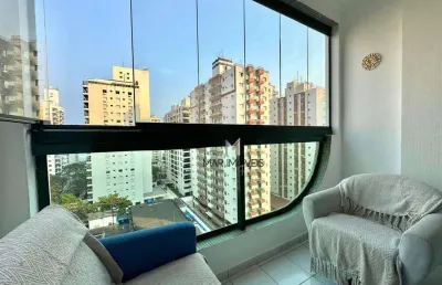 Apartamento com 2 dormitórios à venda, 80 m² por r$ 515.000,00 - pitangueiras - guarujá/sp