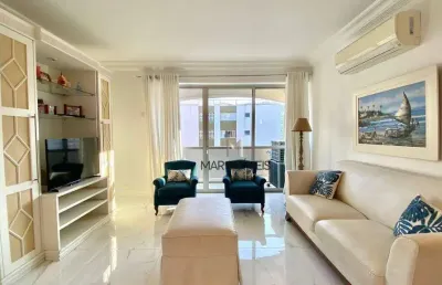 Apartamento com 3 dormitórios, 140 m² - venda por r$ 900.000 ou aluguel por r$ 6.500/mês - pitangueiras - guarujá/sp