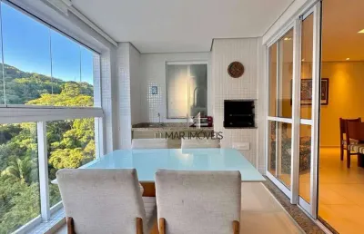 Apartamento com 2 dormitórios para alugar, 85 m² por r$ 5.200/mês - pitangueiras - guarujá/sp