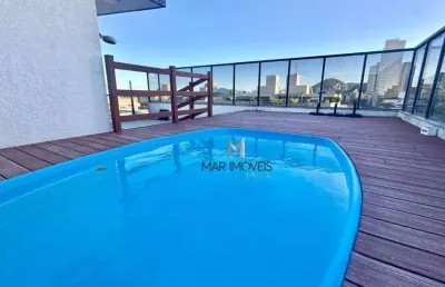 Cobertura disponível para venda na praia da enseada/mar imóis prime.