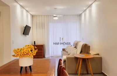 Apartamento com 3 dormitórios à venda, 85 m² por r$ 425.000,00 - enseada - guarujá/sp