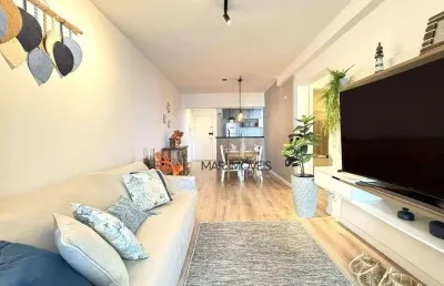 Apartamento com 2 dormitórios à venda, 90 m² por r$ 800.000,00 - praia das astúrias - guarujá/sp