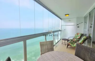 Apartamento com 4 dormitórios para alugar, 140 m² por r$ 7.000,00/mês - pitangueiras - guarujá/sp