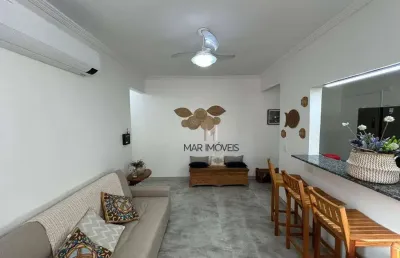 Apartamento com 1 dormitório à venda, 50 m² por r$ 270.000,00 - enseada - guarujá/sp