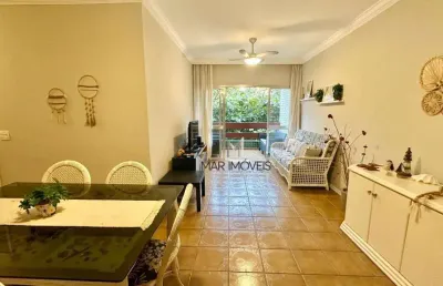 Apartamento para locação na praia da enseada / mar imóveis prime
