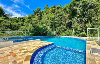 Apartamento novo com varanda gourmet, lazer completo a uma quadra da praia das astúrias no guarujá!
