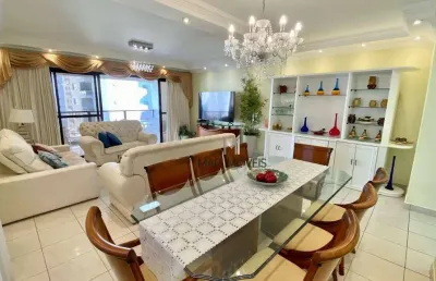 Apartamento à venda com 210m², 3+1 suítes, 3 vagas e lazer na pitangueiras