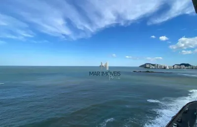 Apartamento à venda no morro do maluf com vista total ao mar, 150m², 3 dormitórios, 1 vaga