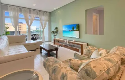Apartamento disponível para venda na praia da enseada / mar imóveis prime