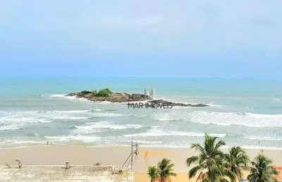 Apartamento à venda e locação por temporada de frente total para o mar na praia das pitangueiras - guarujá/sp - mar imóveis prime