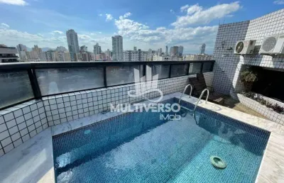 Comprar cobertura duplex com 4 dormitórios e 2 suítes na ponta da praia em santos
