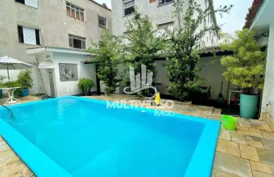 Casa à venda, 3 quartos no bairro gonzaga em santos
