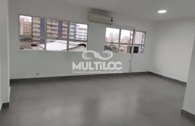 Sala comercial para aluguel, no bairro vila belmiro em santos