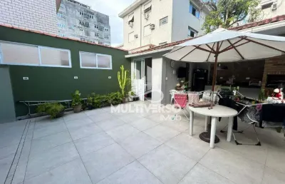 Casa à venda, 3 quartos no bairro vila belmiro em santos