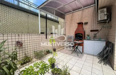 Cobertura à venda, 2 quartos no bairro aviação em praia grande