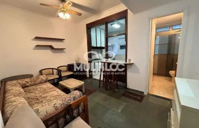 Apartamento para aluguel, 1 quarto no bairro gonzaga em santos