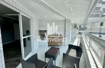 Apartamento com 3 dormitórios à venda, 126 m² por r$ 820.000,00 - vila guilhermina - praia grande/sp