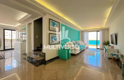Cobertura duplex com 4 dormitórios à venda, 183 m² por r$ 1.710.000,00 - aviação - praia grande/sp