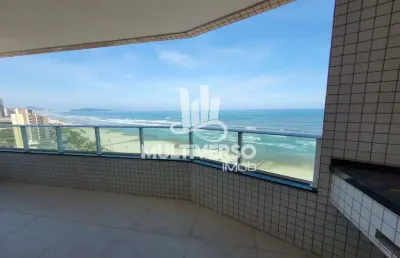 Apartamento com 3 dormitórios à venda, 110 m² por r$ 980.000,00 - maracanã - praia grande/sp
