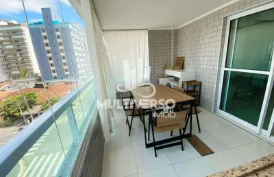 Apartamento porteira fechada, duas suites, sacadas gourmet, lazer completo, 100 metros da praia.