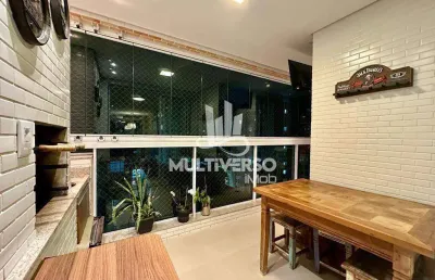 Apartamento à venda, 3 quartos no bairro itararé em são vicente