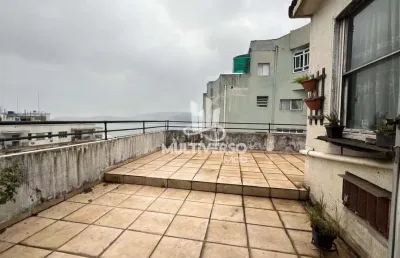 Cobertura à venda, 3 quartos no bairro boqueirão em santos