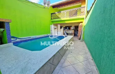 Casa à venda, 3 quartos no bairro guilhermina em praia grande