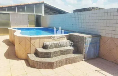 Sobrado à venda, 3 quartos no bairro guilhermina em praia grande