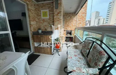 Vende-se apartamento 2 dormitórios com 1 suite, tupi - praia grande