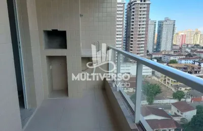 Apartamento novo com 2 dormitórios à venda, 62 m² por r$ 510.000 - canto do forte - praia grande/sp