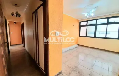 Apartamento para aluguel, 3 quartos no bairro josé menino em santos
