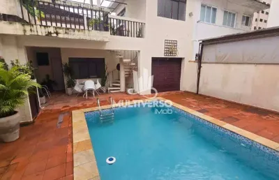 Sobrado à venda, 4 quartos no bairro embaré em santos