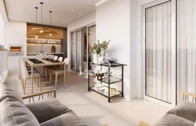 Apartamento à venda, 3 quartos no bairro embaré em santos