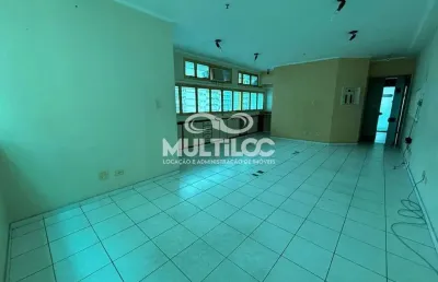 Sala comercial para aluguel, no bairro gonzaga em santos