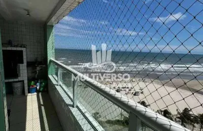 Oportunidade: repasse de financiamento direto com a construtora apt frente mar - pé na areia, andar alto