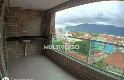 Apartamento novo 2 dorm sendo 1 suíte - vista mar e da serra com lazer completo