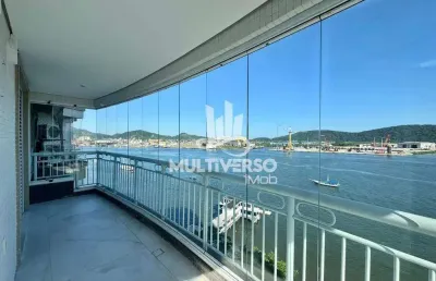 Apartamento à venda, 3 quartos no bairro ponta da praia em santos