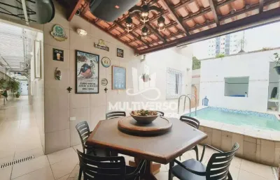 Casa à venda, 3 quartos no bairro ponta da praia em santos