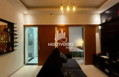 Apartamento reformado na vila mathias, 2 dormitórios – 40m² | 1º andar