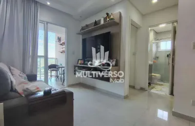 Apartamento 02 dormitórios, 59m², vila mathias, piscina e lazer completo, vaga de garagem, r$550.000,00
