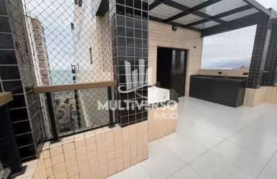 Cobertura à venda, 3 quartos no bairro canto do forte em praia grande