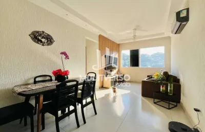 Espetacular apartamento 2 dormitórios no marapé em santos