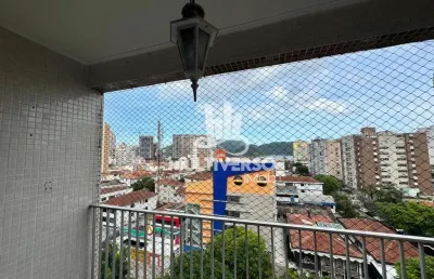 Apartamento para aluguel, 3 quartos no bairro ponta da praia em santos