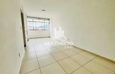 Excelente apartamento amplo 2 dormitórios + dependência completa no campo grande em santos