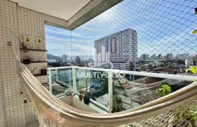 Apartamento à venda, 2 quartos no bairro vila mathias em santos