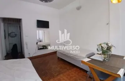 Apartamento 01 dormitório com vaga suficiente no bairro da pompéia em santos