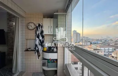 Apartamento à venda, 3 quartos no bairro ponta da praia em santos