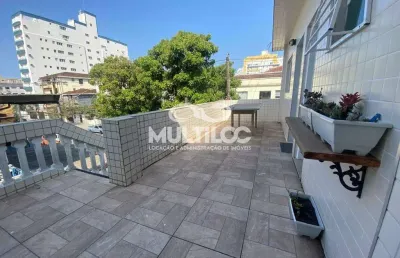 Casa para aluguel, 3 quartos no bairro campo grande em santos