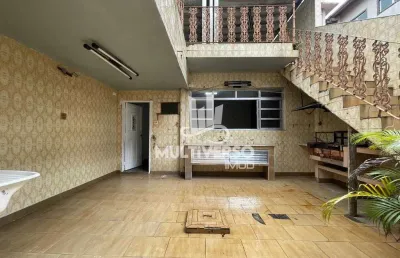 Sobrado à venda, 4 quartos no bairro campo grande em santos